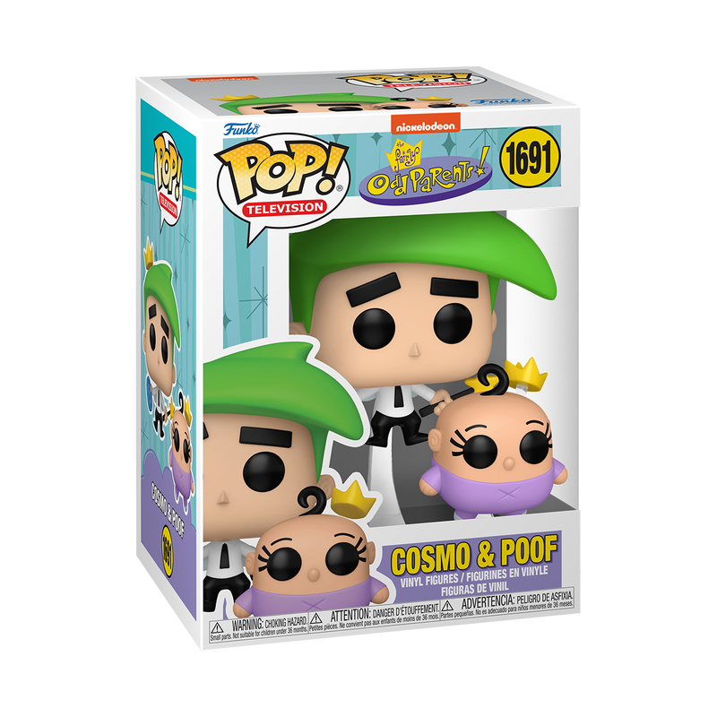 Buddy Cosmo & Poof | 1691 | Fairly Odd Parents | Padrinos Mágicos | Funko Pop