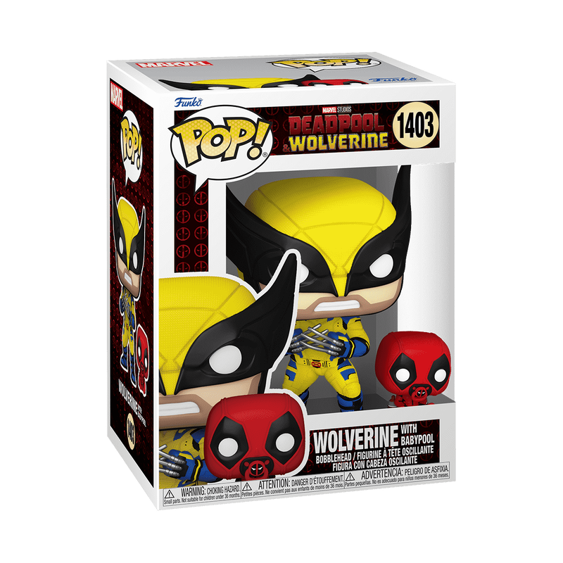 Wolverine with Babypool | 1403 | Deadpool & Wolverine | Marvel | Películas | Funko Pop