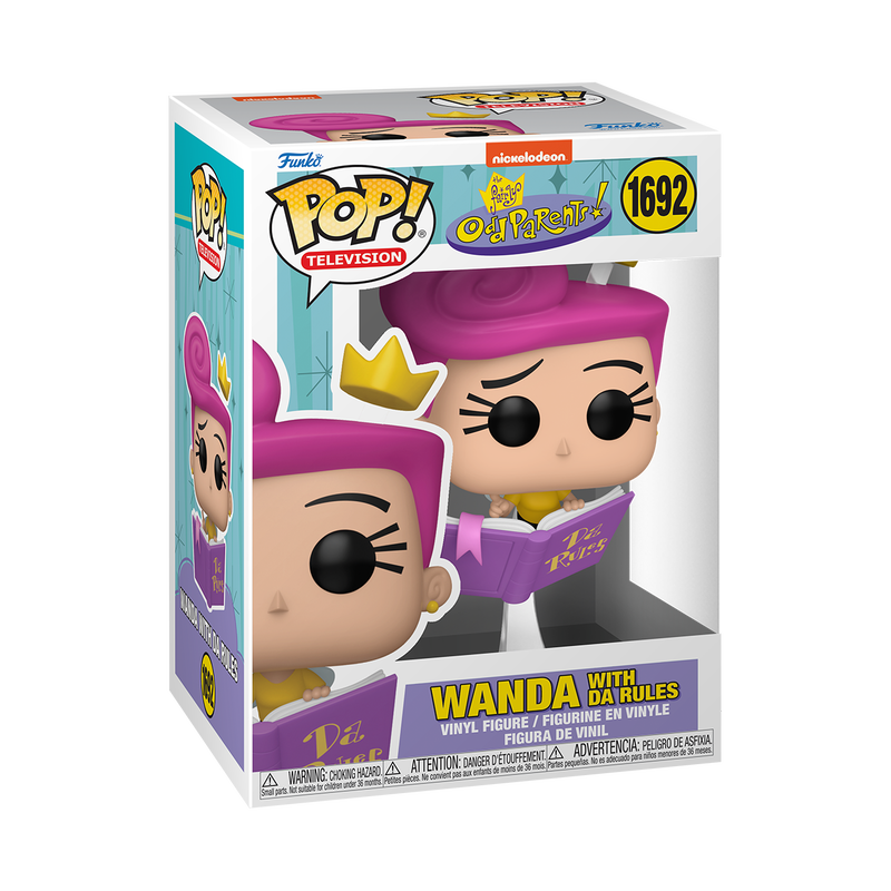 Wanda with Da Rules | 1692 | Fairly Odd Parents | Padrinos Mágicos | Funko Pop